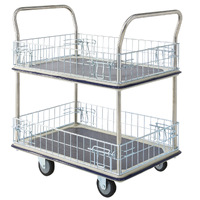 Multi Purpose 2 Tier Cage Trolleys