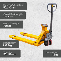 2000KG Pallet Truck With Load Scales