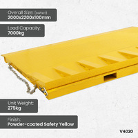 7 Tonne Capacity Container Ramp