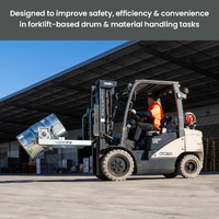 Forklift Side Operated Drum Rotator