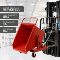 Forklift Waste Tipping Bin - 150L