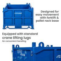 Craneable Storage Bin
