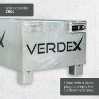 Galvanised 2 Drum Spill Bin