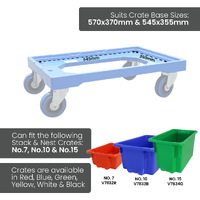 Stack and Nest Crate Dollie (with 4 swivel castors)