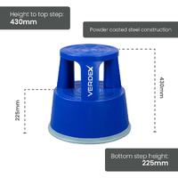 Rolling Plastic Step Stool