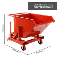 Forklift Waste Tipping Bin - 150L