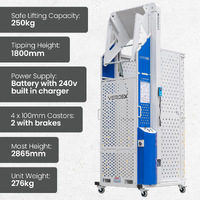 Battery Electric Wheelie Bin Tipper (Fully Enclosed)