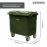 Large Plastic Wheelie Bins