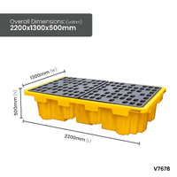 Single & Double IBC Bunded Pallets