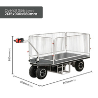 Large Powered Platform Trolley