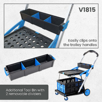 V-Cart Folding Plastic and Aluminium Trolley