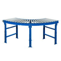 90 Deg Curve Conveyor Kit with Steel Rollers - 600mm wide
