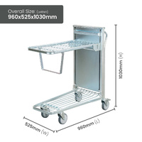 Self Levelling Shelf Trolley