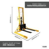 Heavy Duty Manual Fork Stackers