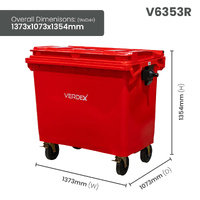 Large Plastic Wheelie Bins