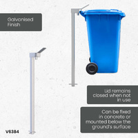 Single Wheelie Bin Stands