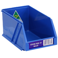 Blue Stor-Pak No. #10  (100x170x85mm - WxDxH)