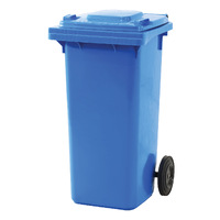 Plastic Wheelie Bins - 120 Litre Blue