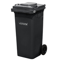 Plastic Wheelie Bins - 120 Litre Grey
