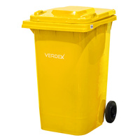 Plastic Wheelie Bins - 240 Litre Yellow
