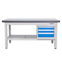Industrial Work Bench with Lockable 3 Drawer Unit
