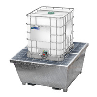 IBC Galvanised Spill Bin