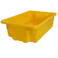 No. 7 Bins 645x413x210mm (LxWxD) - 32L capacity - Yellow