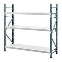 Longspan Steel Shelving Starter Bay  1800x1800x600mm (HxWxD)