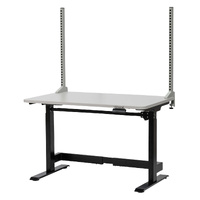 Electric Height-Adjustable Workbench with 2 x Uprights (1200x750mm)