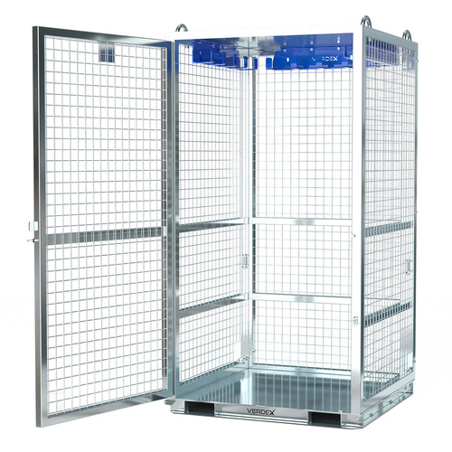 Storage Cage with Rigging Racks